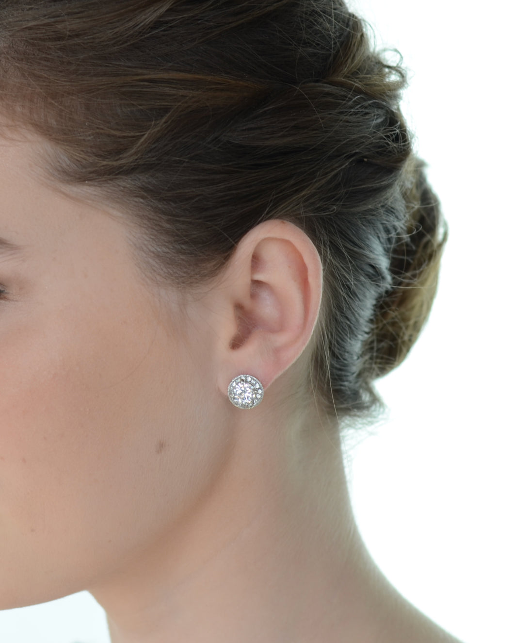 Jessica Earring in silver — alternate view 3