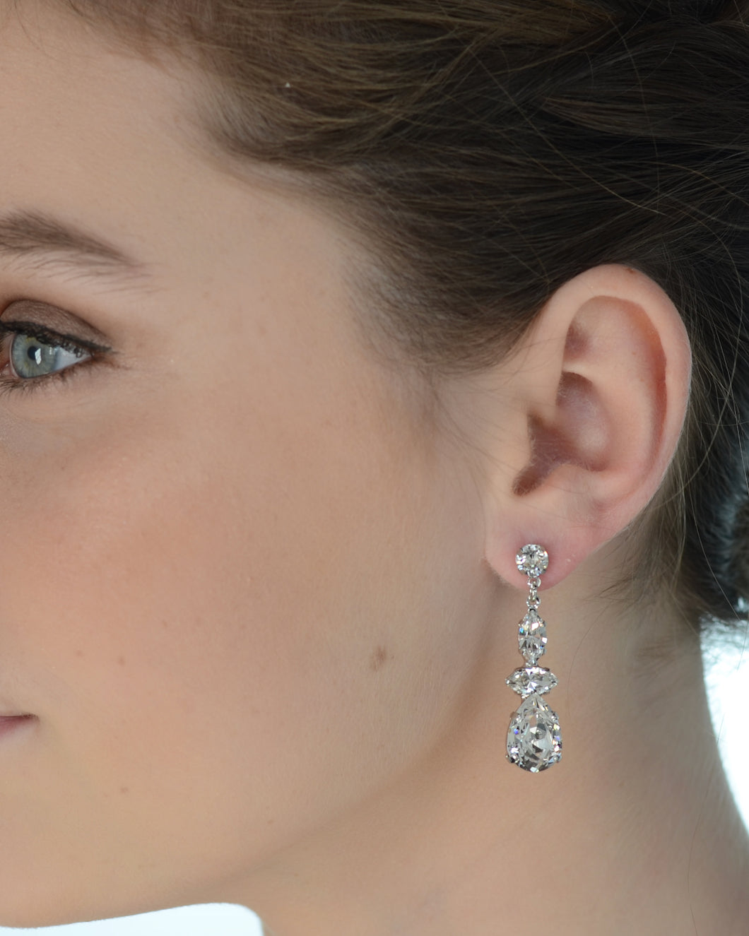 Eliza Bridal Earrings silver — alternate view 5