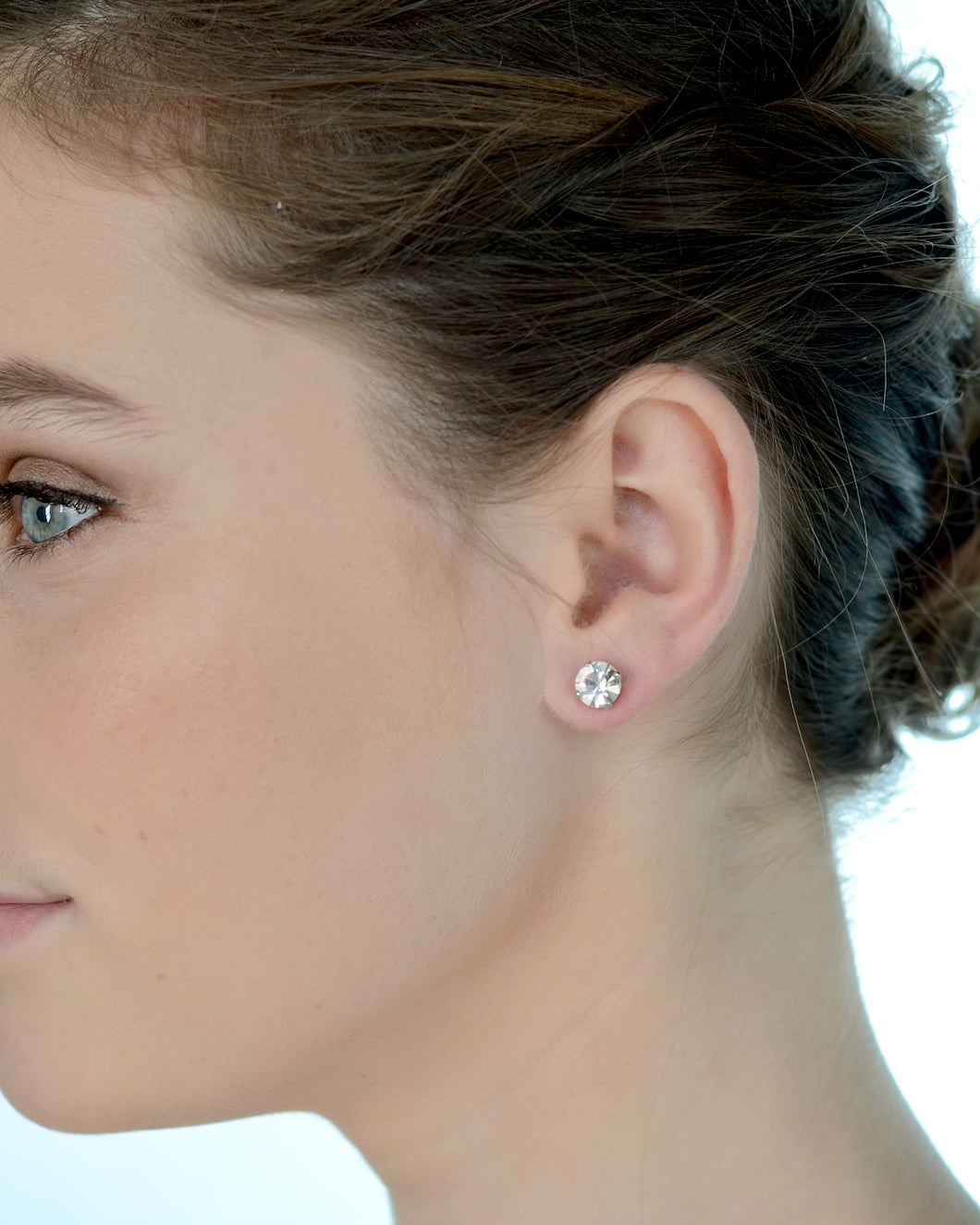 Layla Silver bridal earrings — alternate view 3