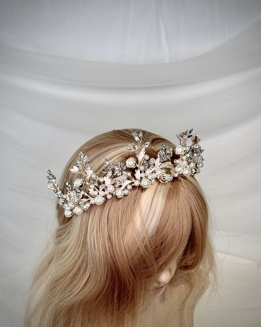Vienna Gold bridal crown — alternate view 5