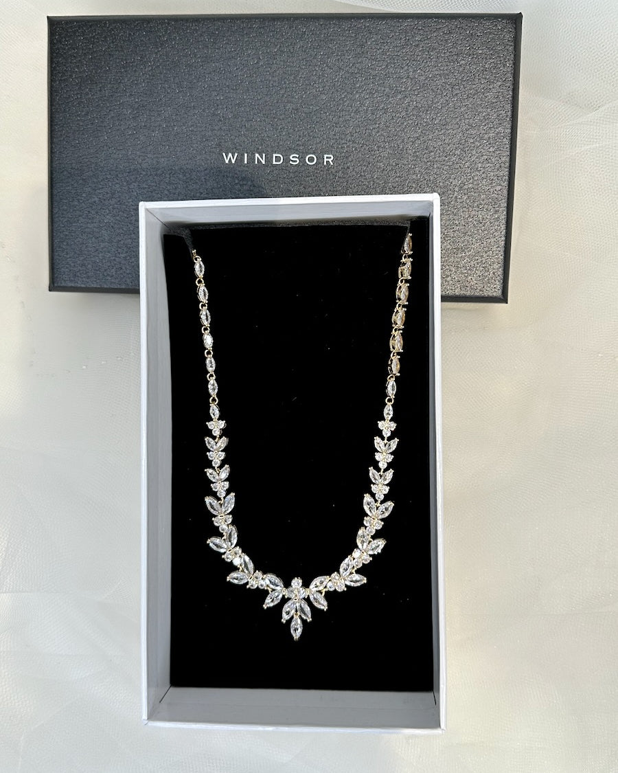 Corrina Gold bridal necklace — alternate view 2