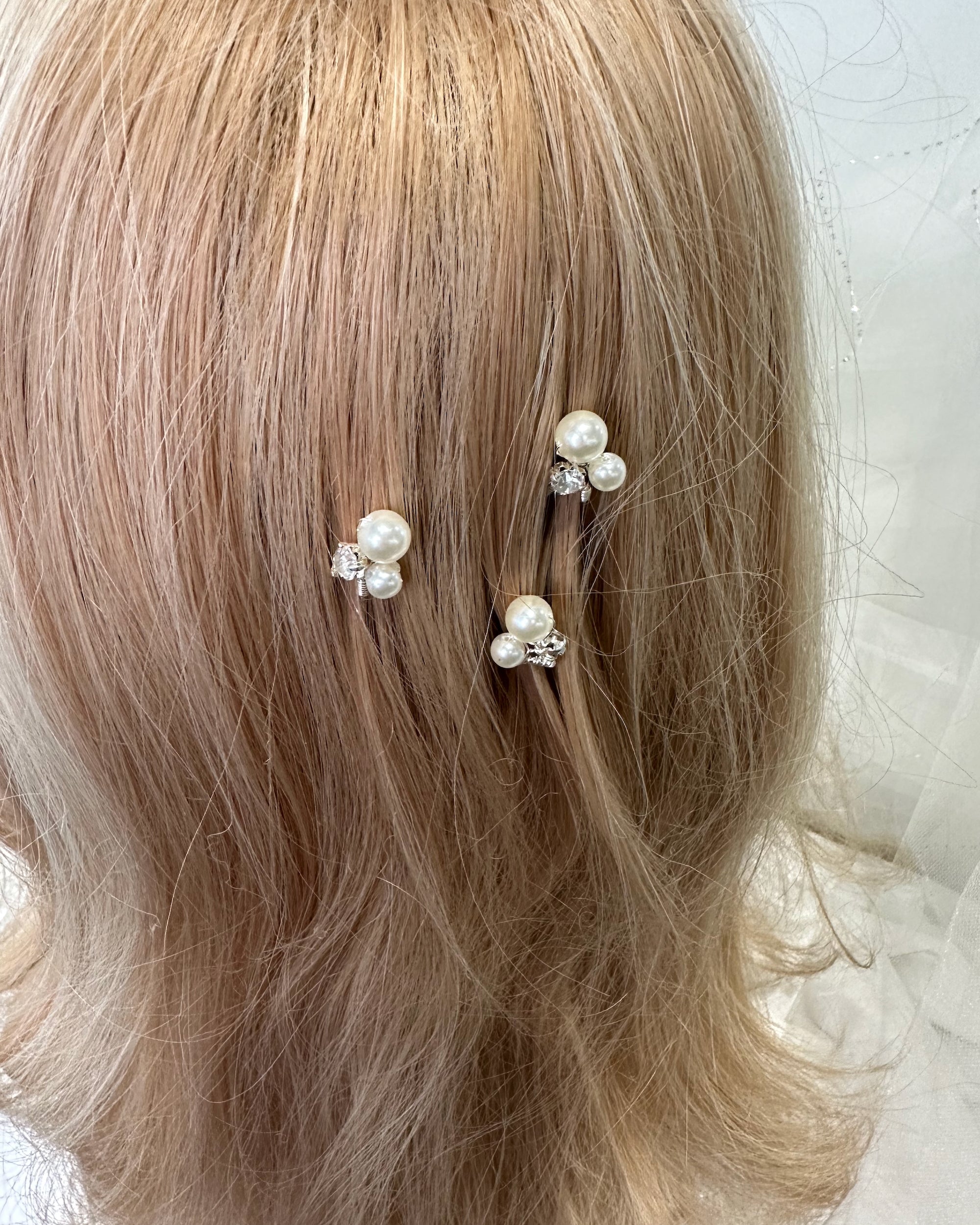 Bea Hairpin in silver — alternate view 4