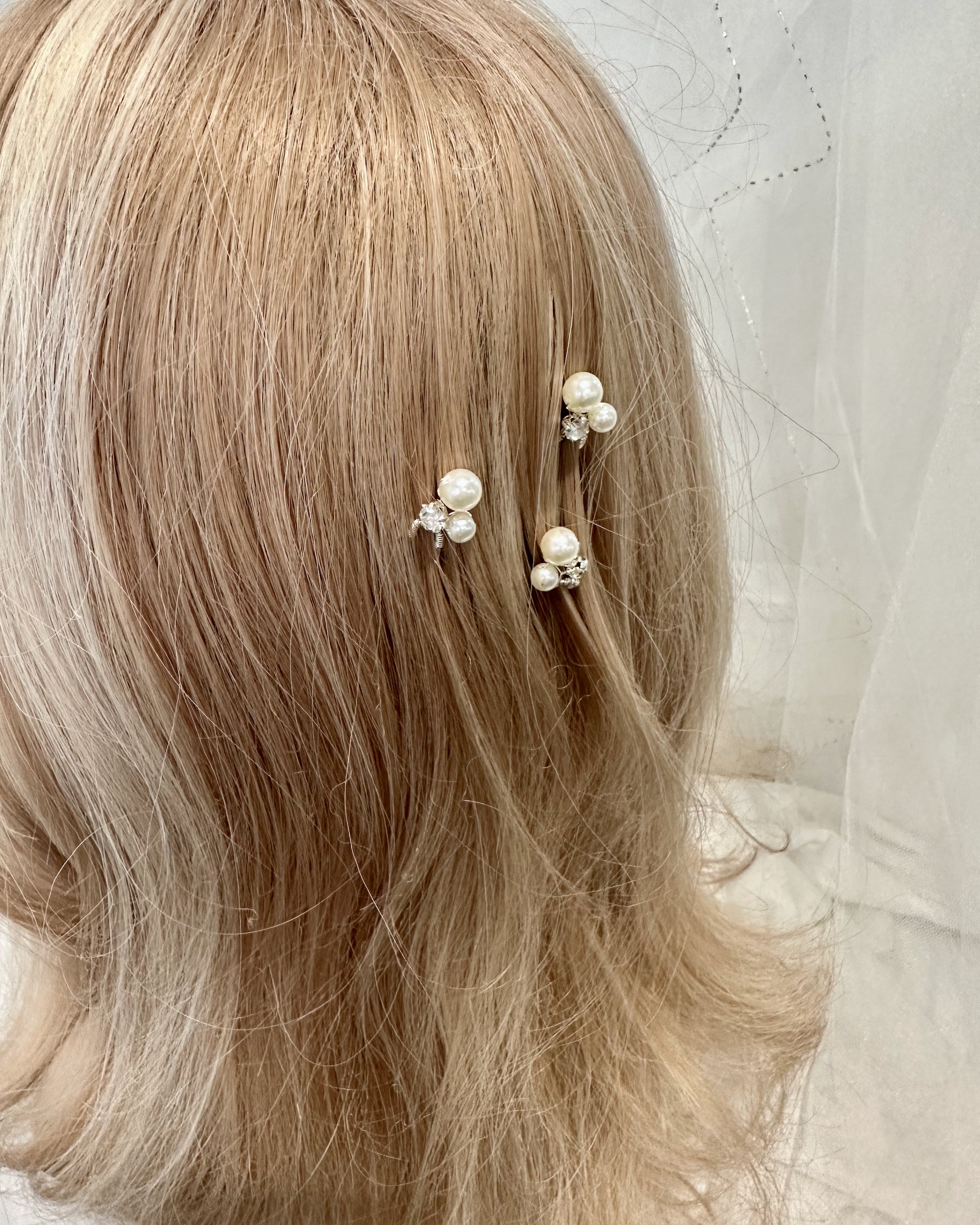 Lou Hairpins in silver — alternate view 5