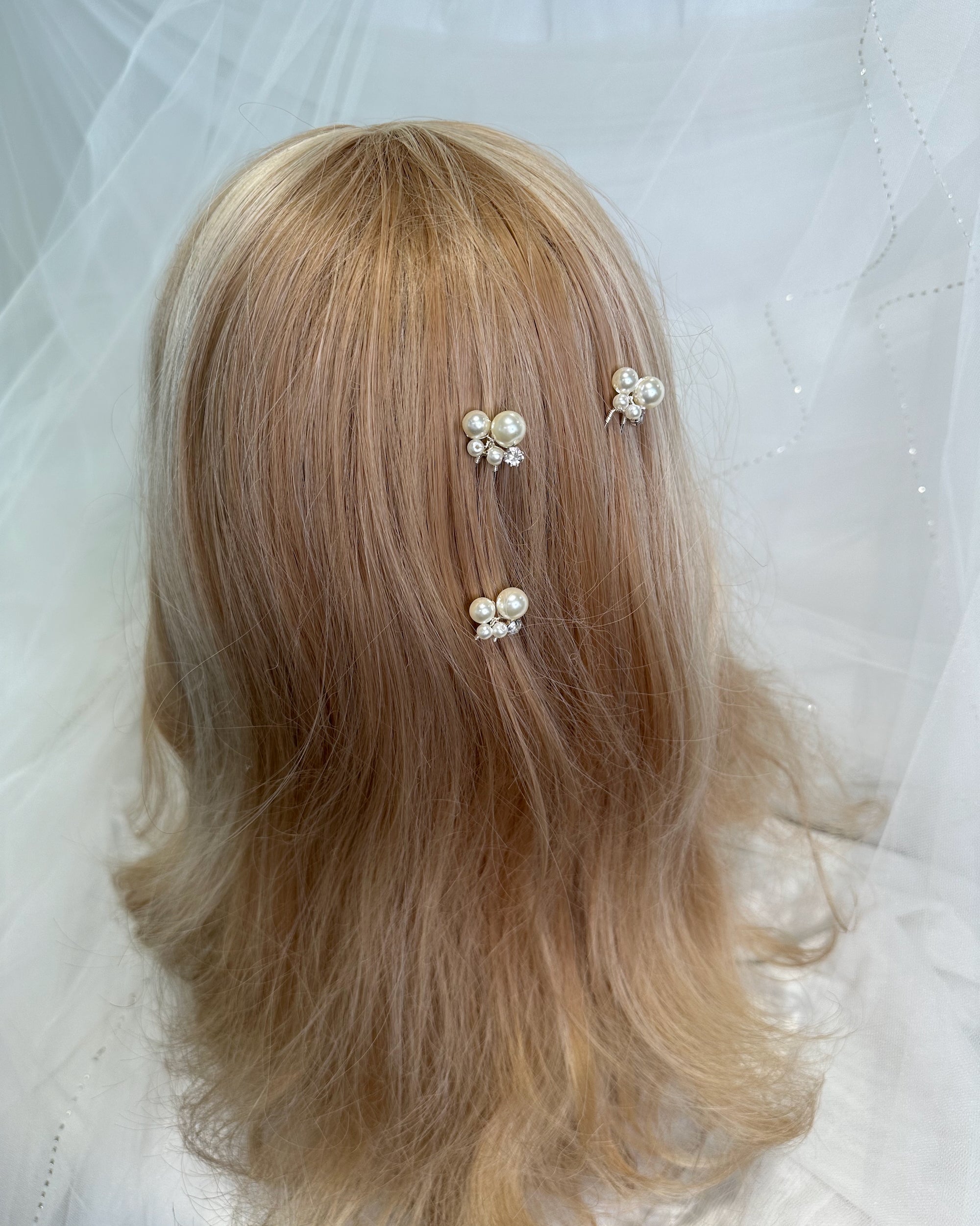 Lou Hairpins in silver — alternate view 2