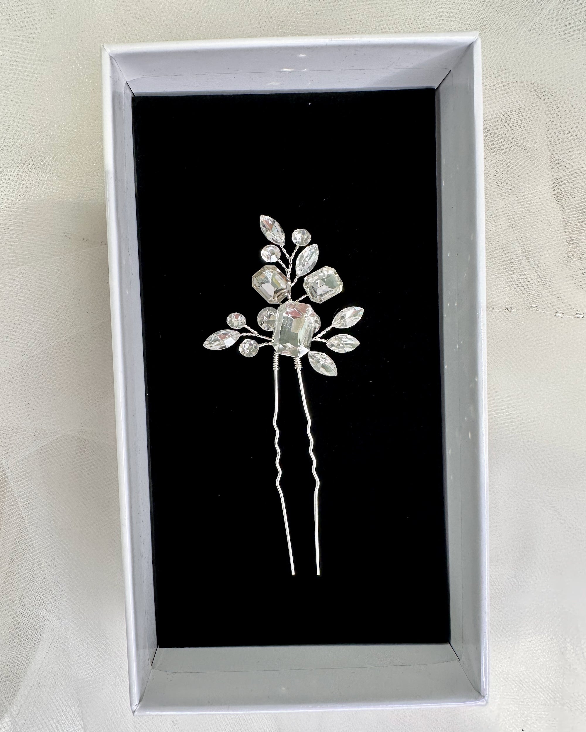 Kay Hairpin in silver — alternate view 3