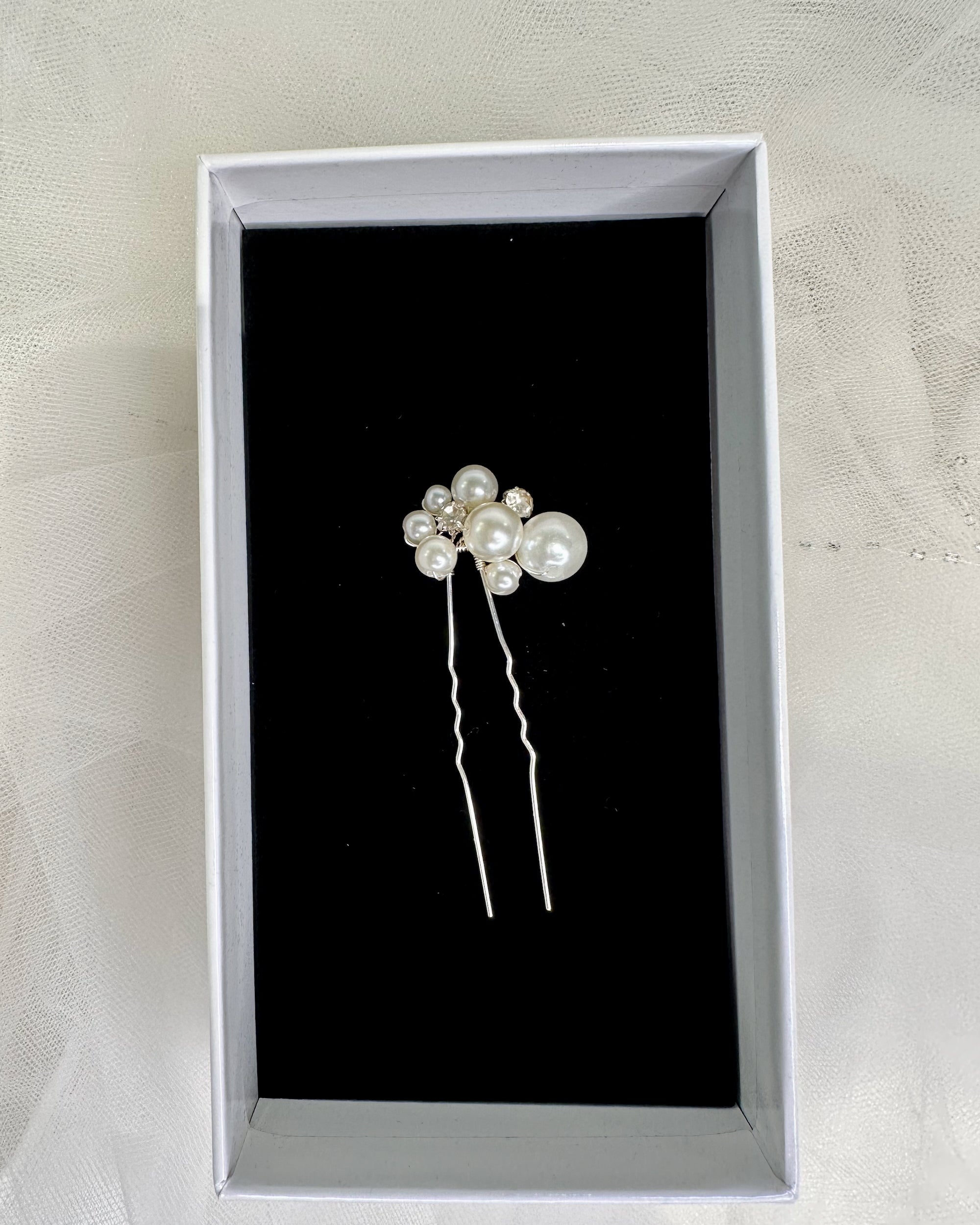 Pia Hairpin in silver — alternate view 5