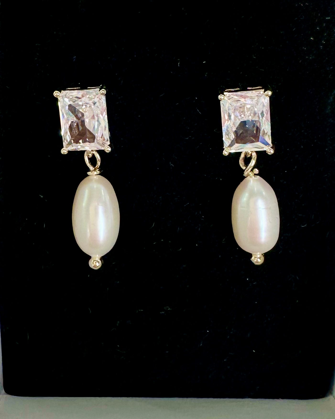 Harriet Gold Bridal Earrings — alternate view 5