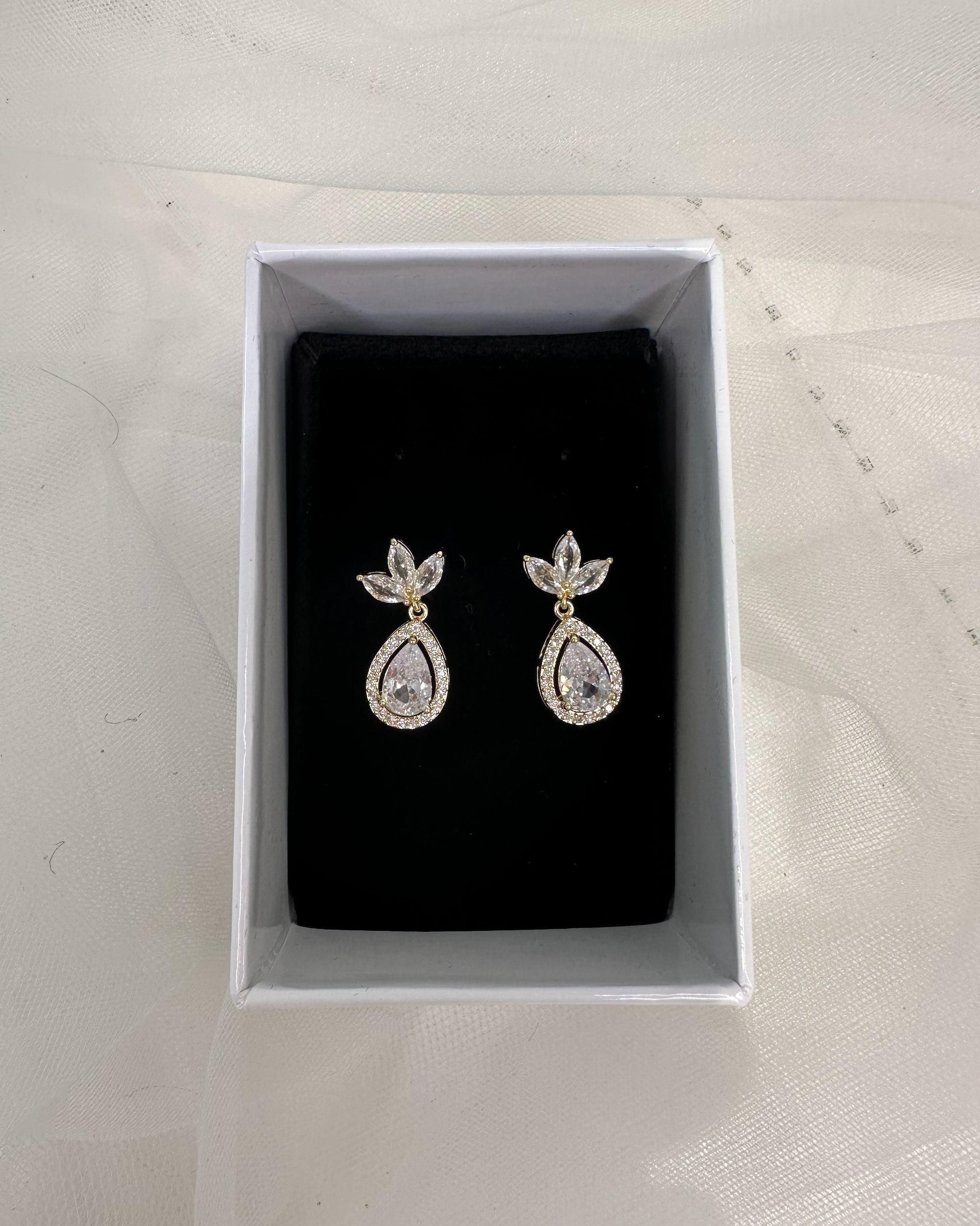 Jan Gold Bridal Earrings — alternate view 4