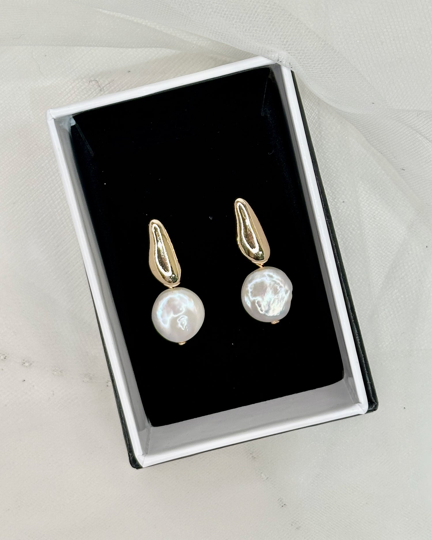 Teena Bridal Earrings in gold — alternate view 5