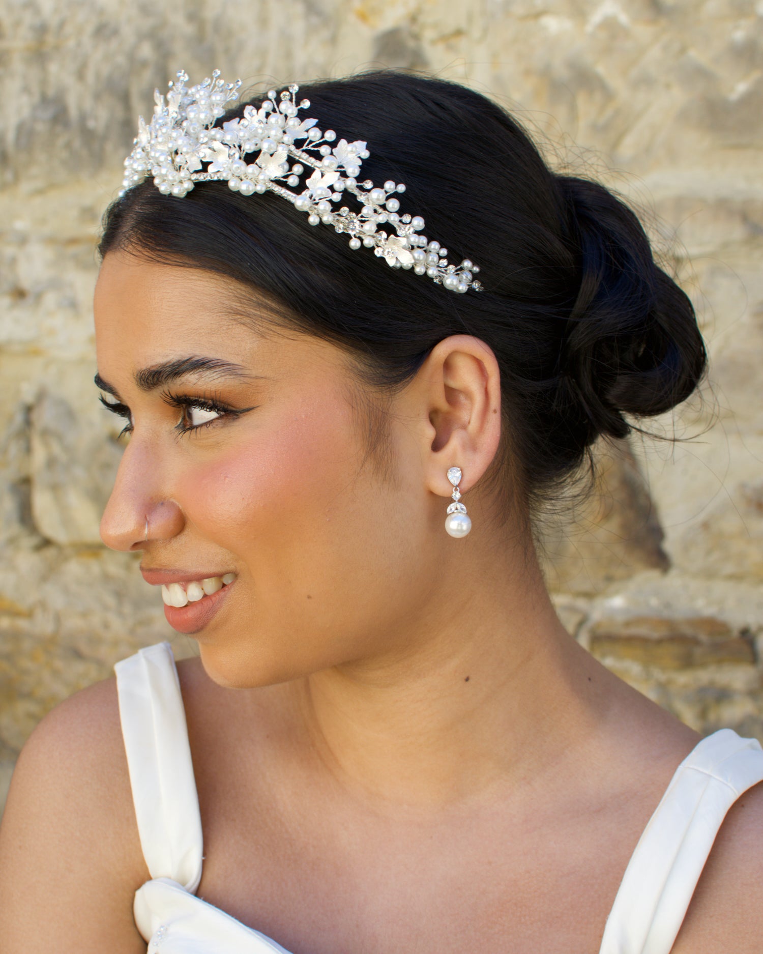 Anita Double Silver bridal crown — alternate view 5