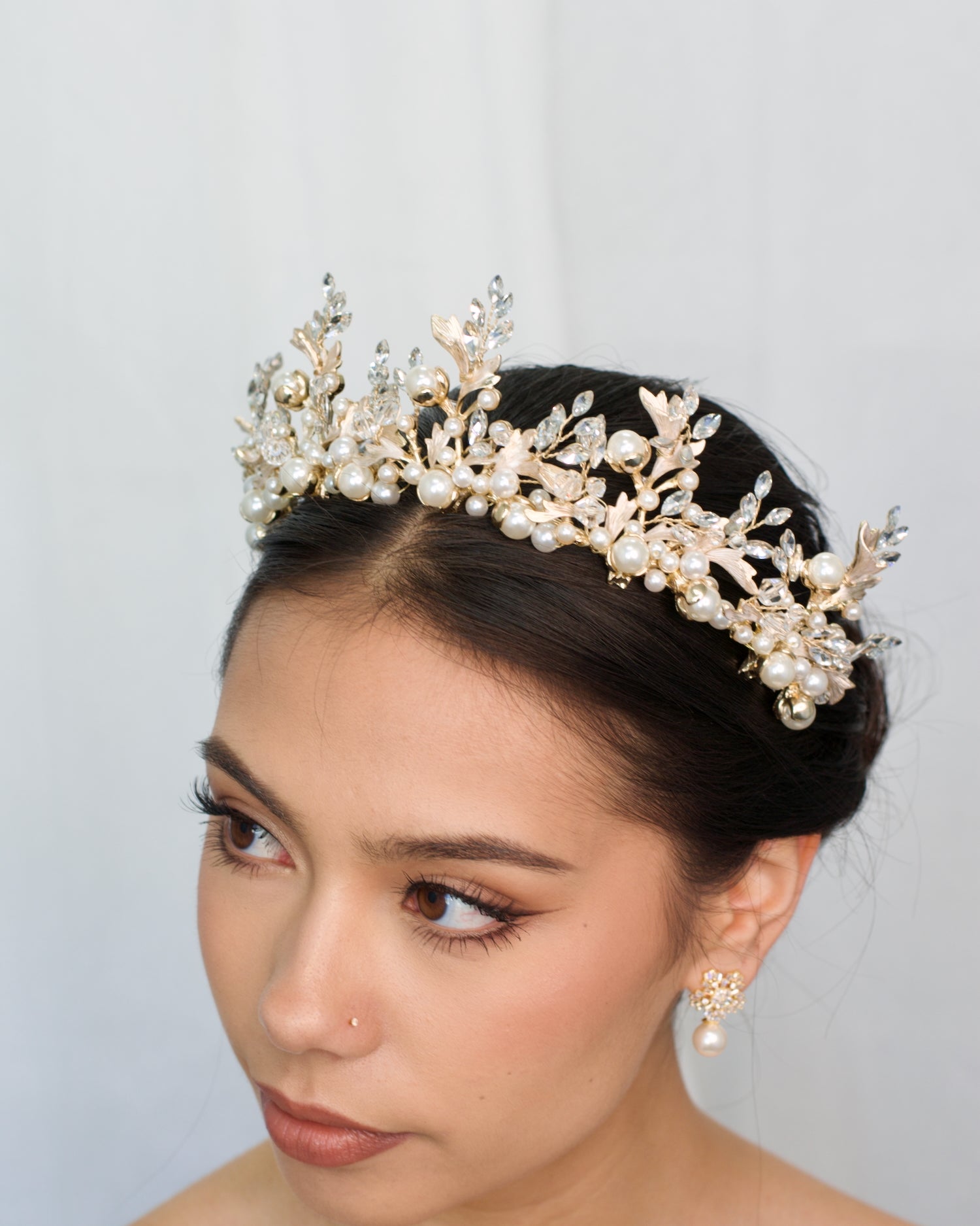 Vienna Gold bridal crown — alternate view 3