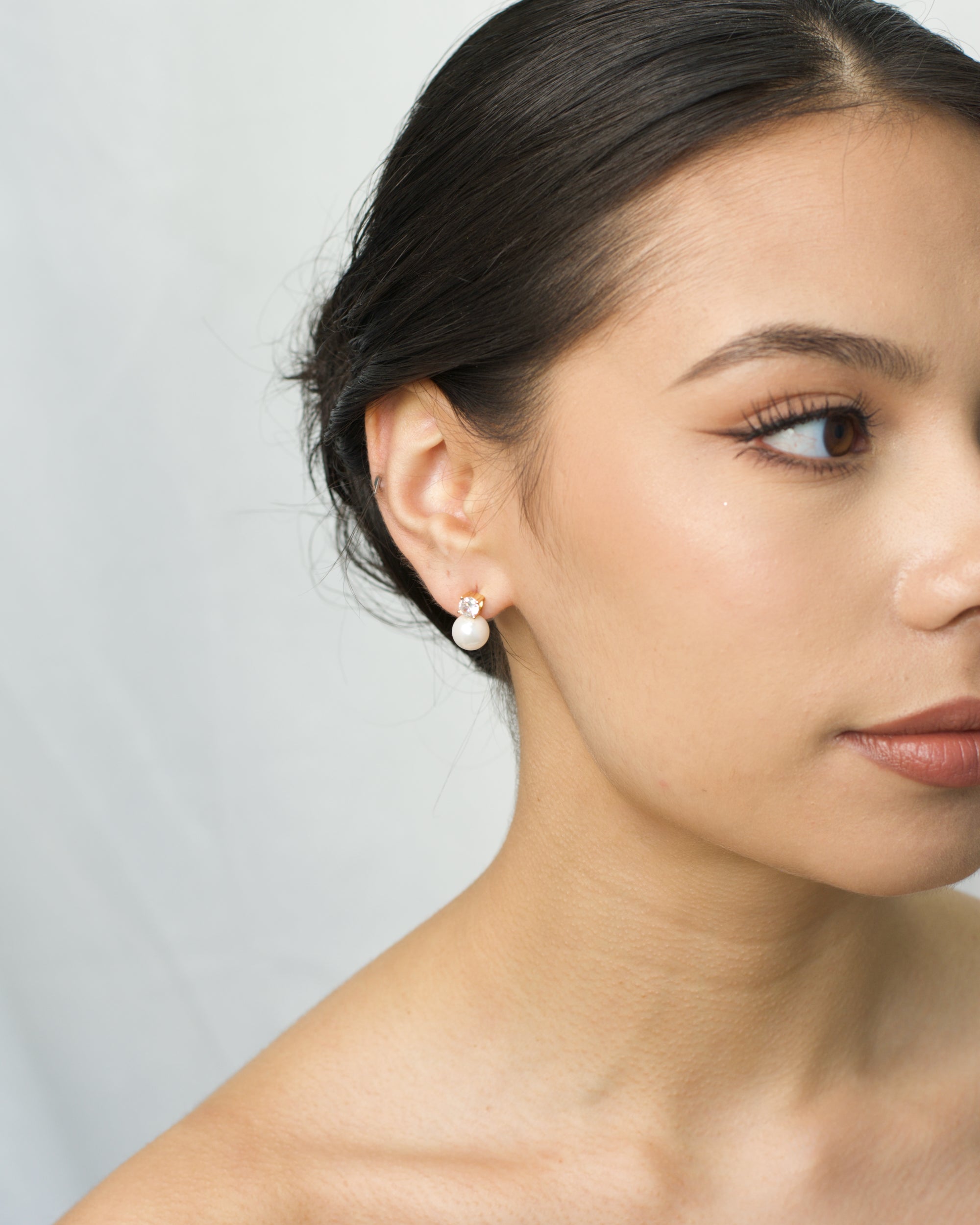 Annie Silver bridal earrings — alternate view 4