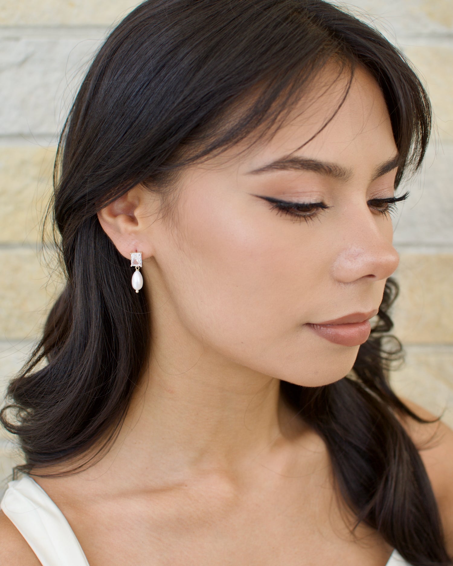 Harriet Gold Bridal Earrings by Windsor Bridal Jewellery