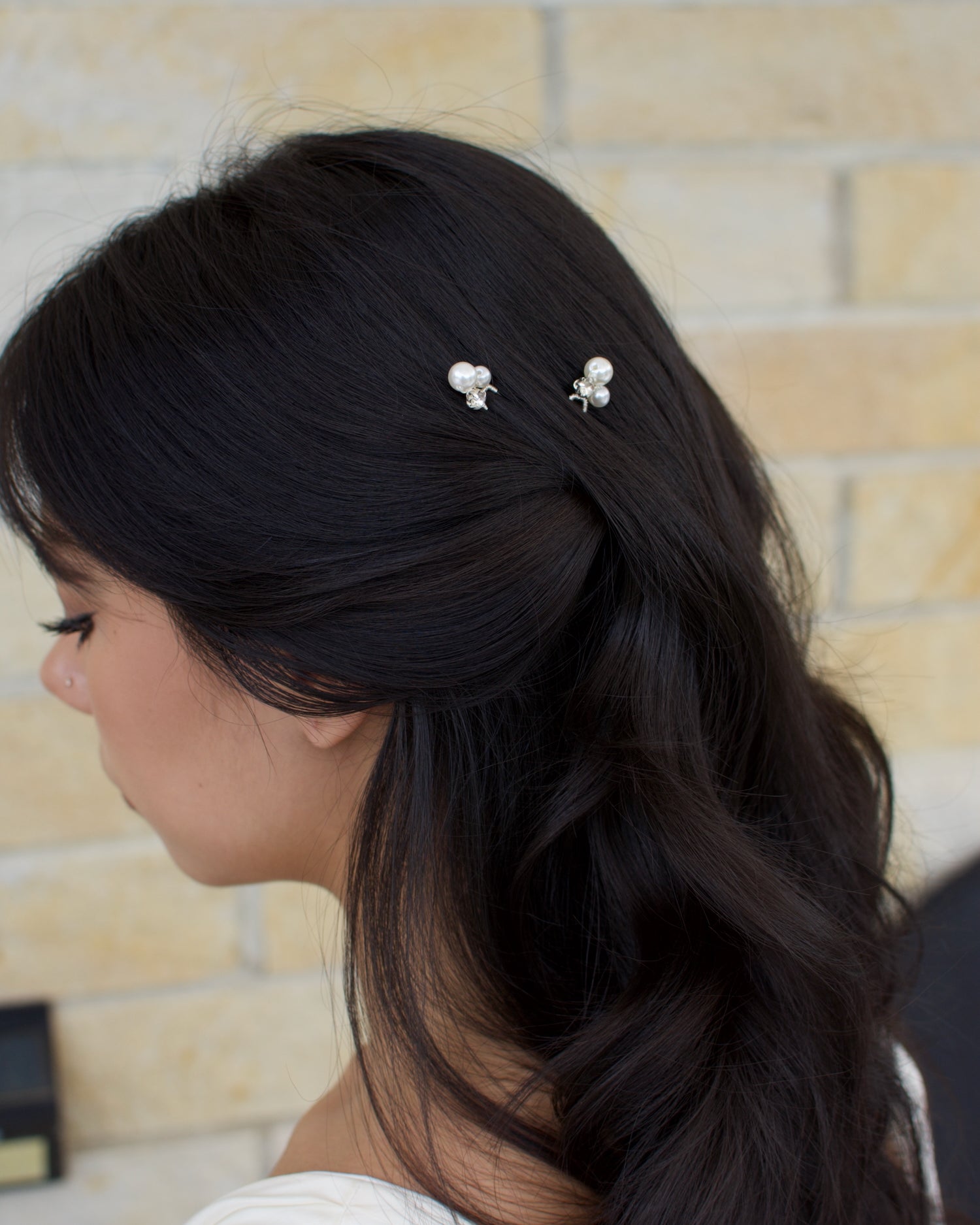 Bea Hairpin in silver — alternate view 2