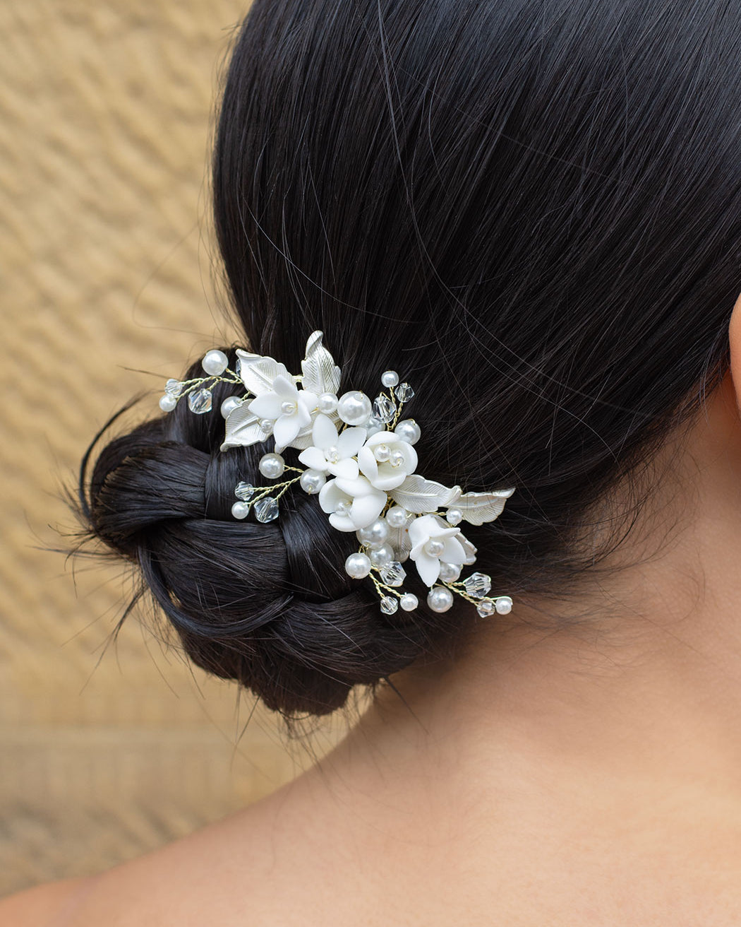 Angelina Gold bridal comb by Windsor Bridal Jewellery