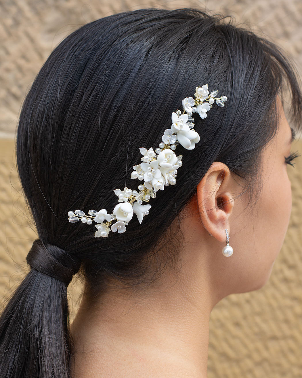 Charmaine Gold bridal comb by Windsor Bridal Jewellery