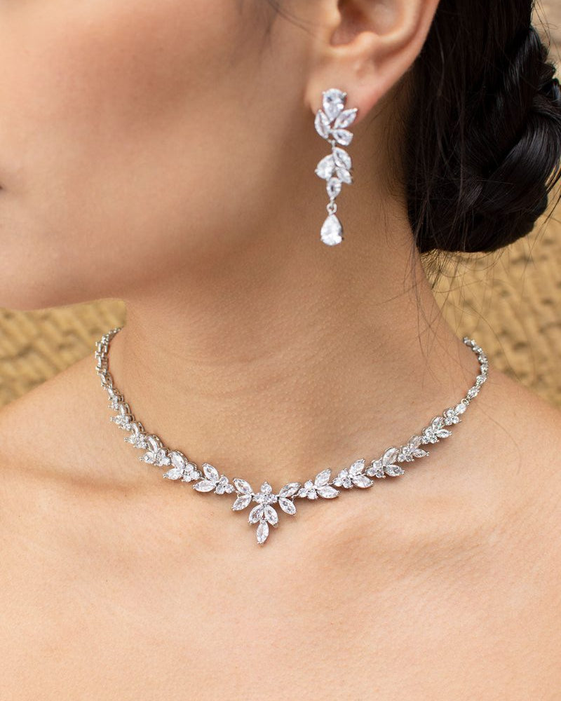 Corrina Crystal necklace by Windsor Bridal Jewellery