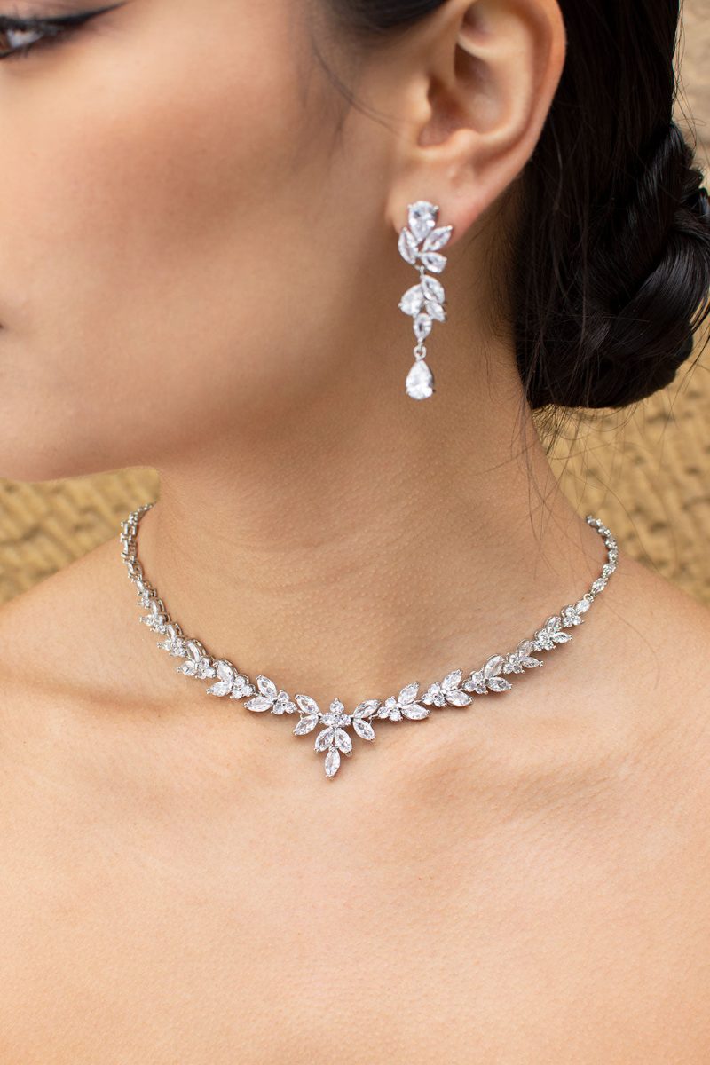 Corrina Crystal necklace by Windsor Bridal Jewellery