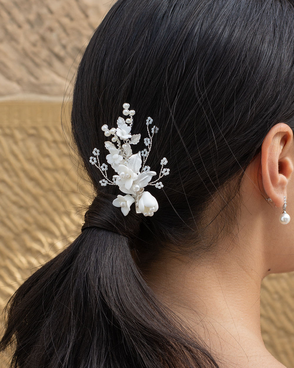 Tina Silver bridal comb by Windsor Bridal Jewellery