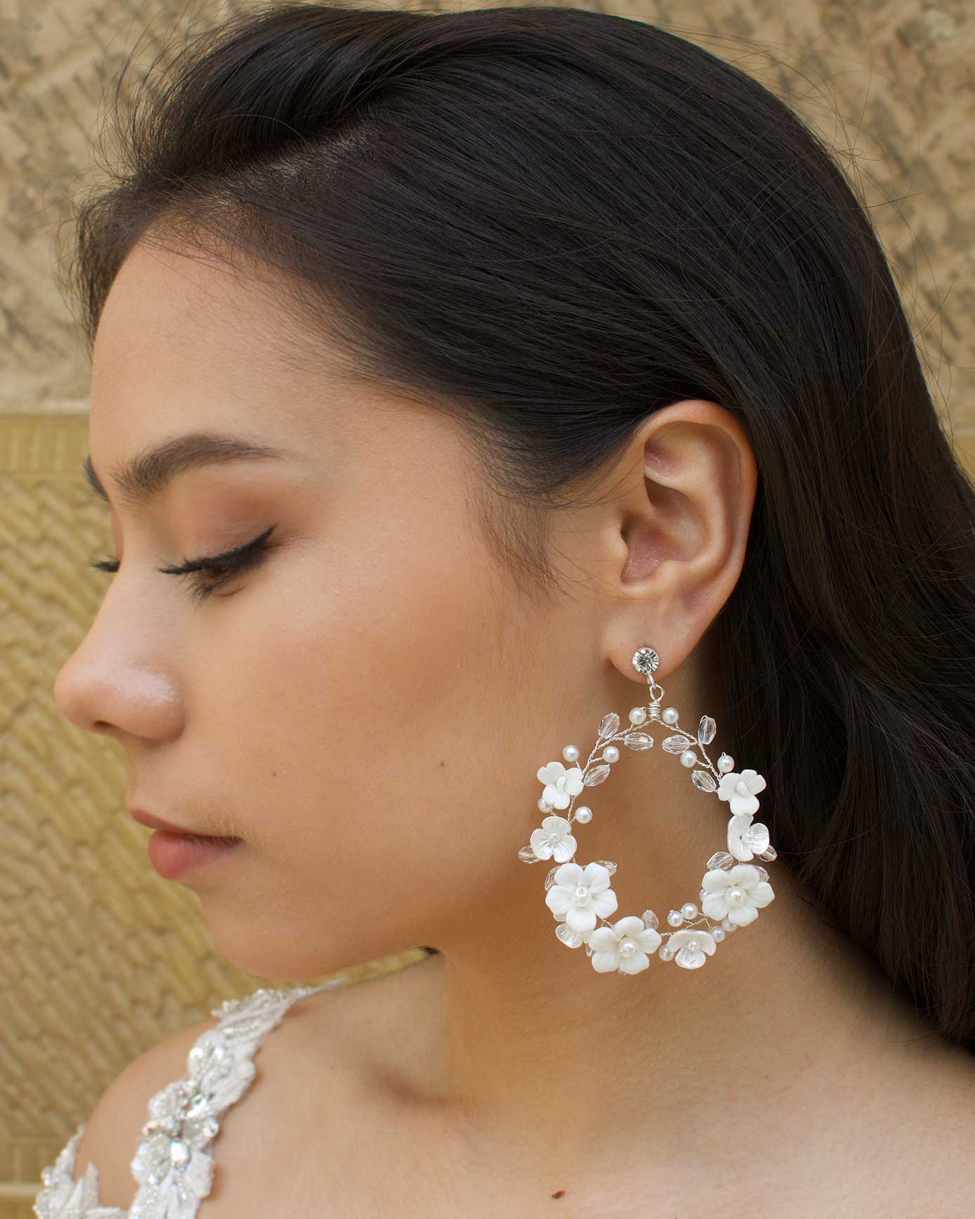 Ettie Silver earrings by Windsor Bridal Jewellery