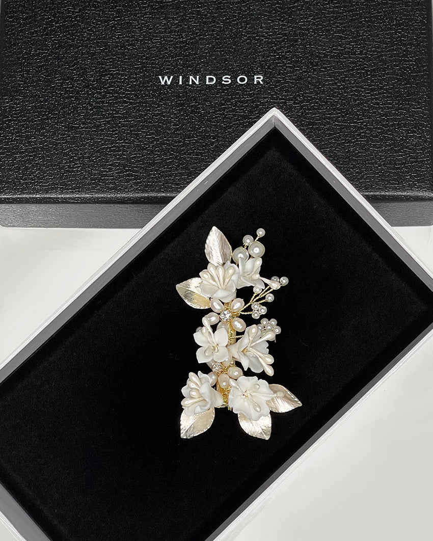 Marija Gold bridal comb — alternate view 3