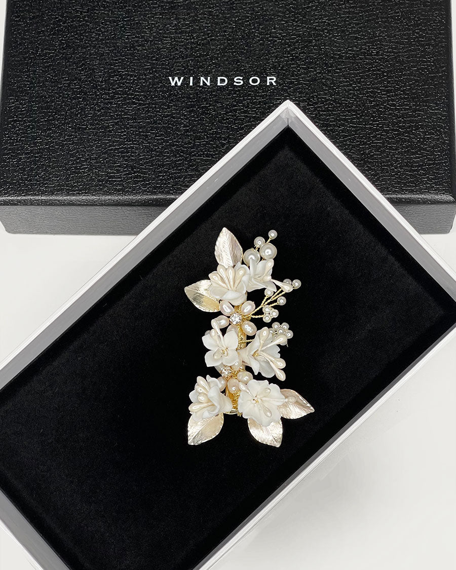 Marija Gold bridal comb — alternate view 4