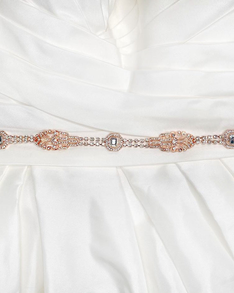 Madison Belt in rose gold — alternate view 4