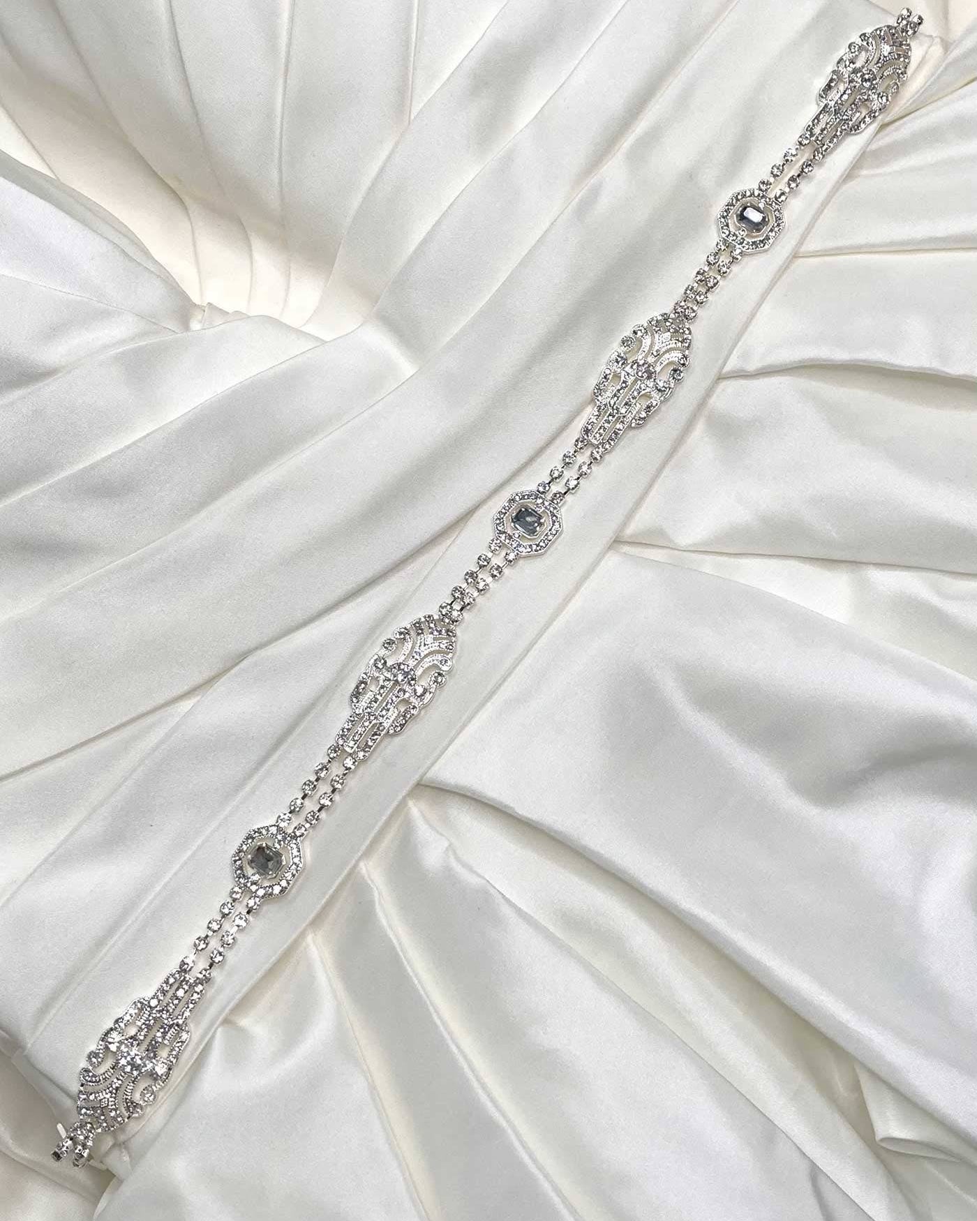 Madison Belt in silver — alternate view 2