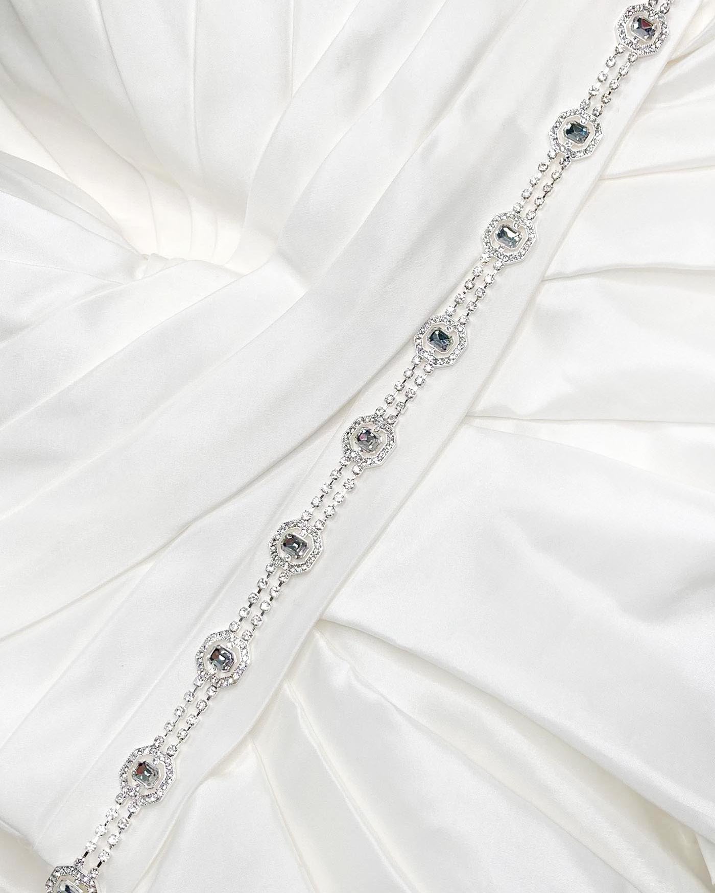 London Belt in silver — alternate view 2