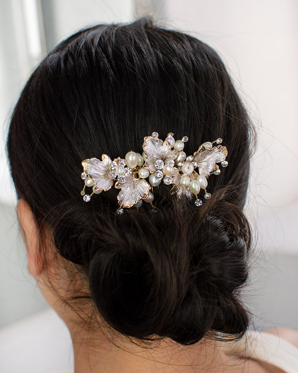 Cilla Gold bridal comb — alternate view 3