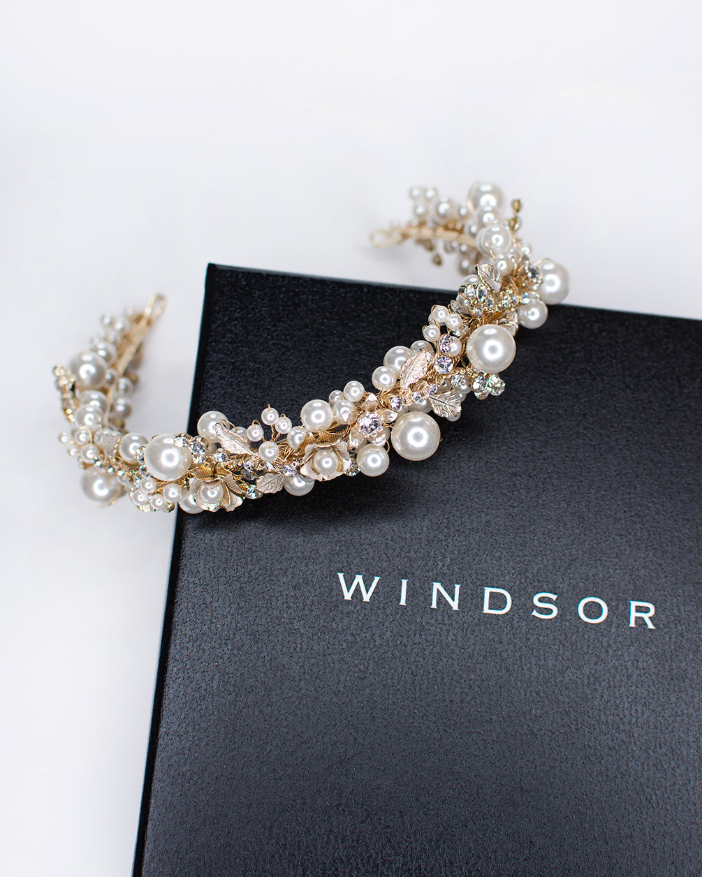 Stella Gold bridal headband — alternate view 5
