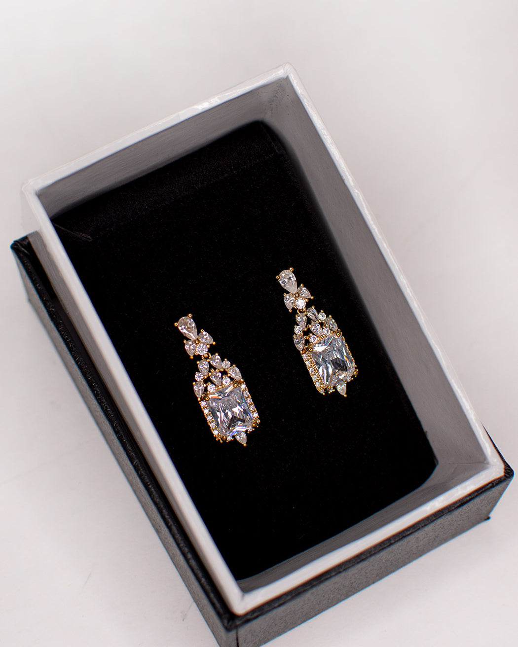 Lena Gold bridal earrings — alternate view 3