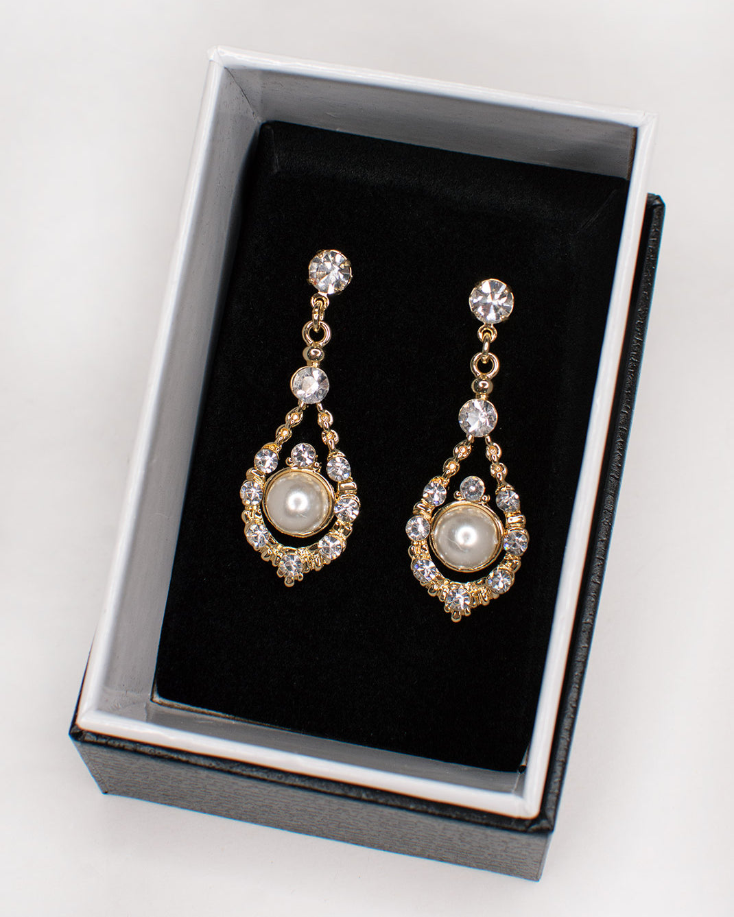 Nova Gold bridal earrings — alternate view 4