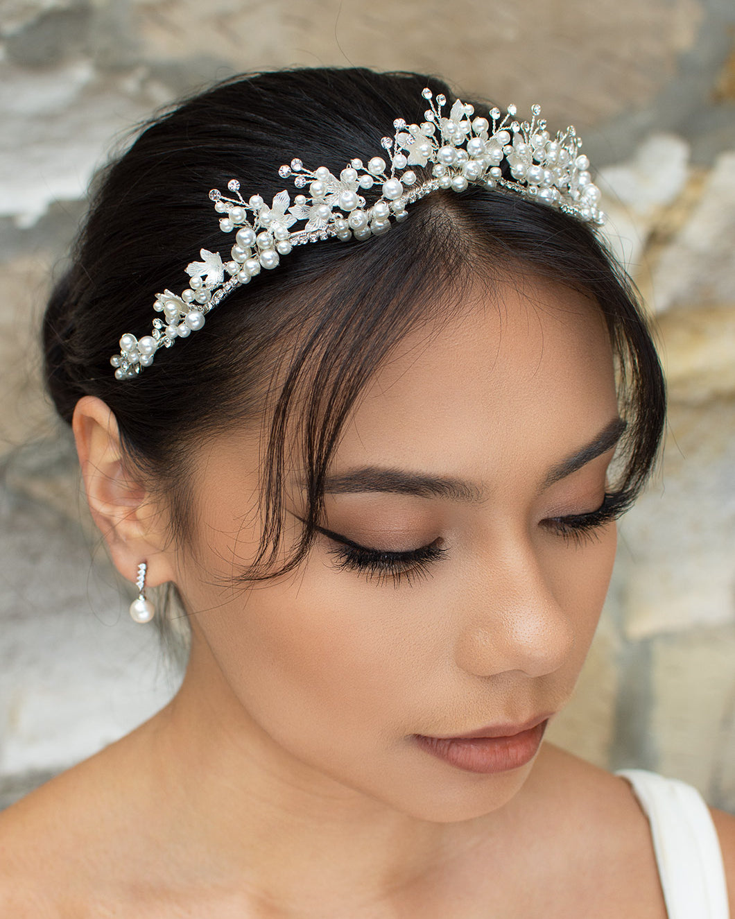 Anita silver bridal crown by Windsor Bridal Jewellery