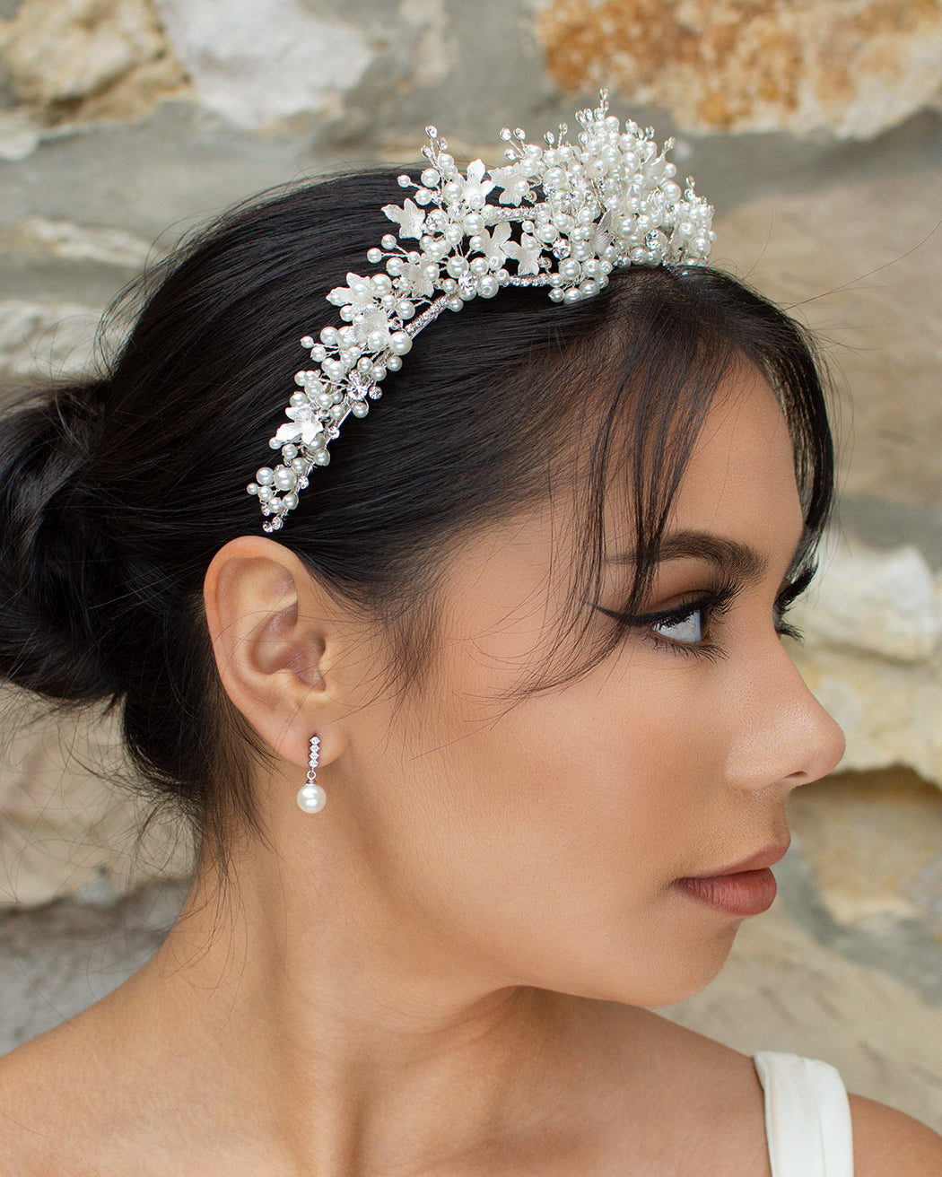 Anita Double Silver bridal crown — alternate view 4