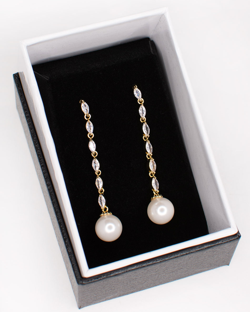 Miley Gold bridal earrings — alternate view 6