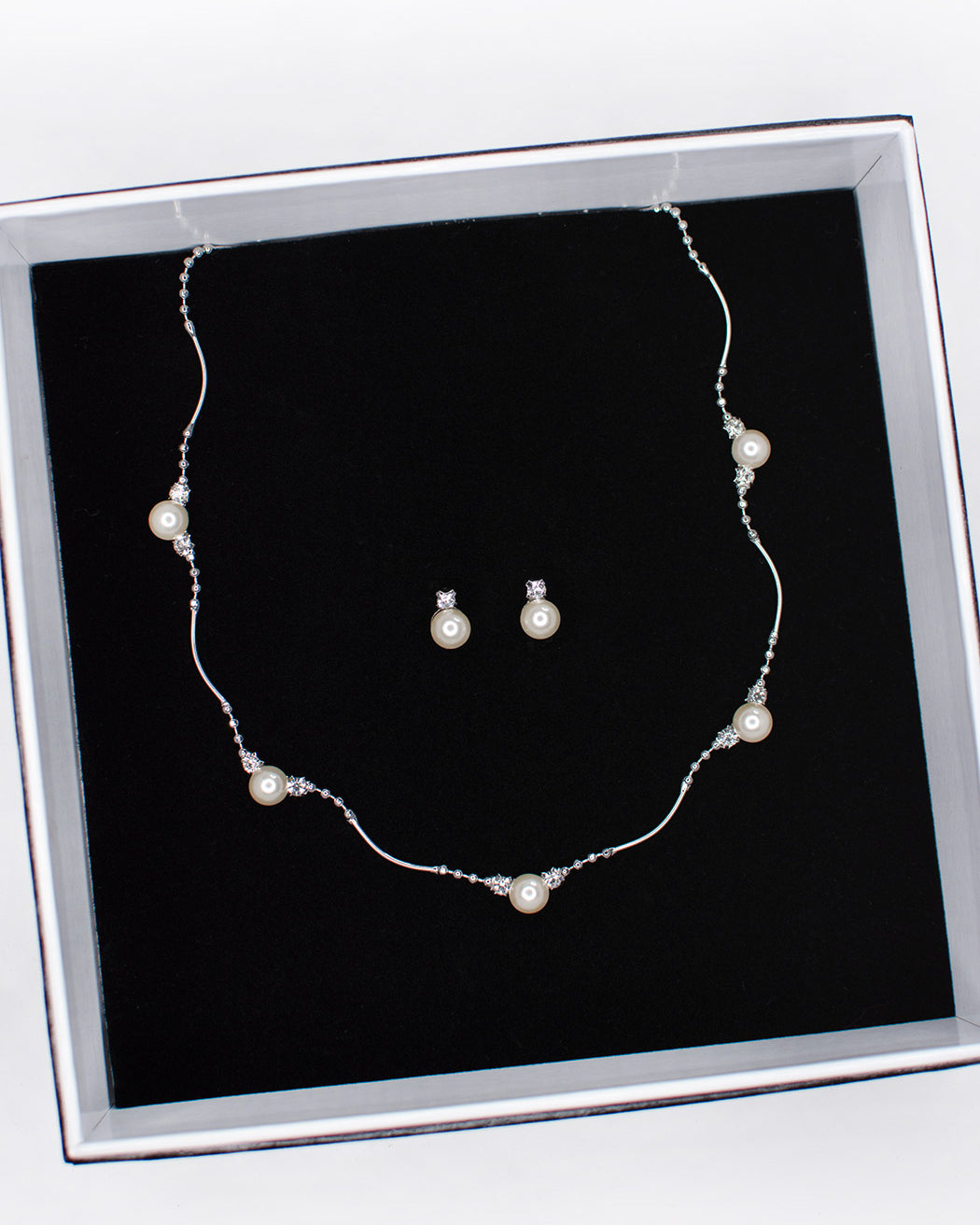 Gianna necklace and earring set by Windsor Bridal Jewellery