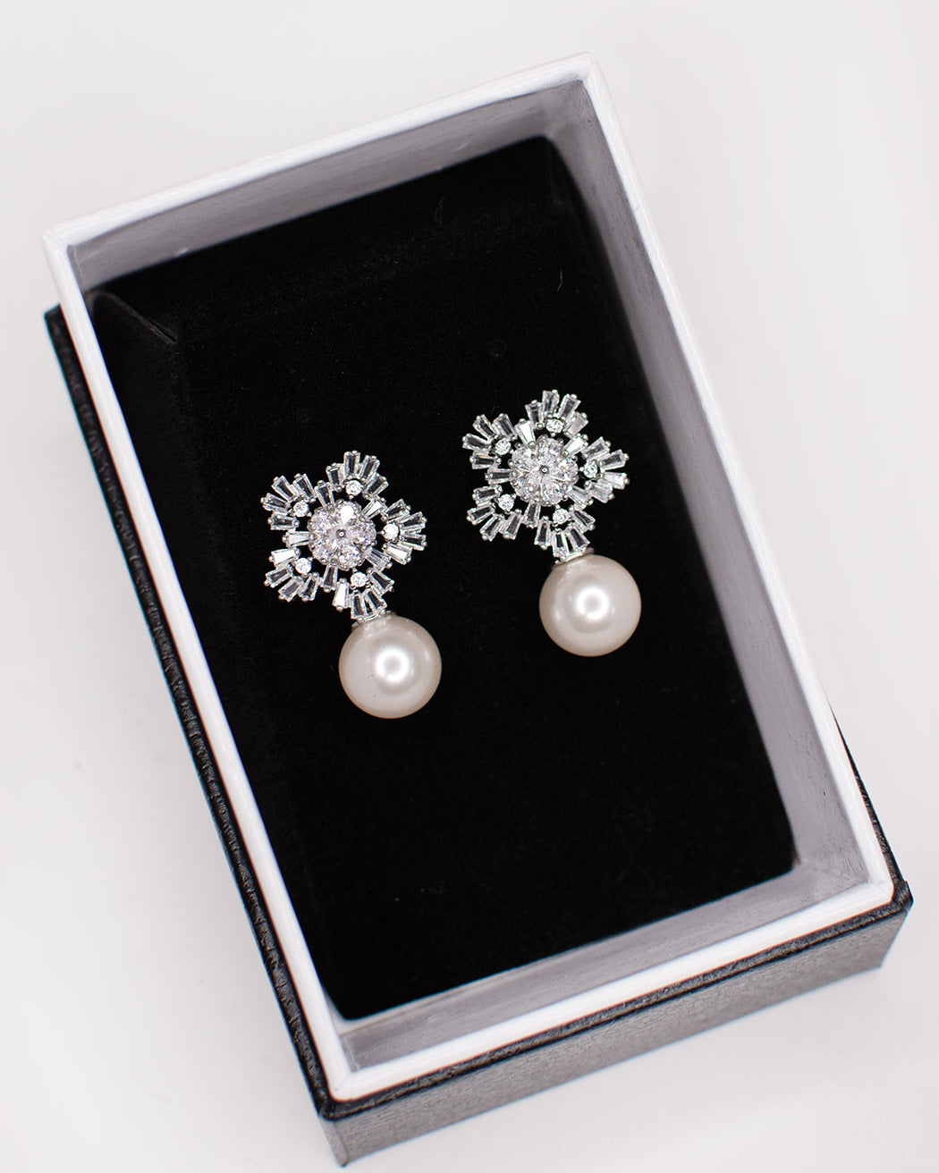 Zoe Silver bridal earrings — alternate view 4