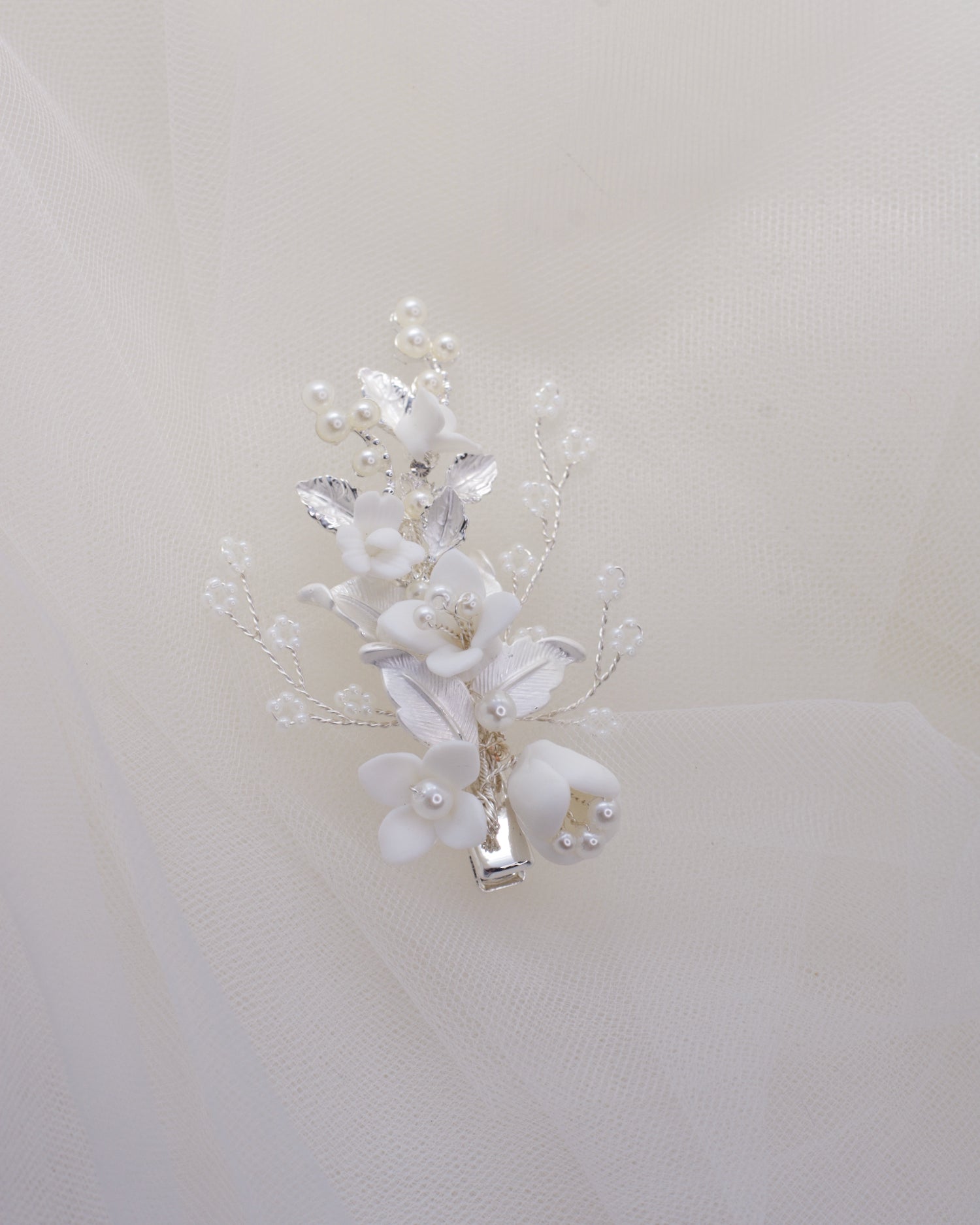 Tina Silver bridal comb — alternate view 3