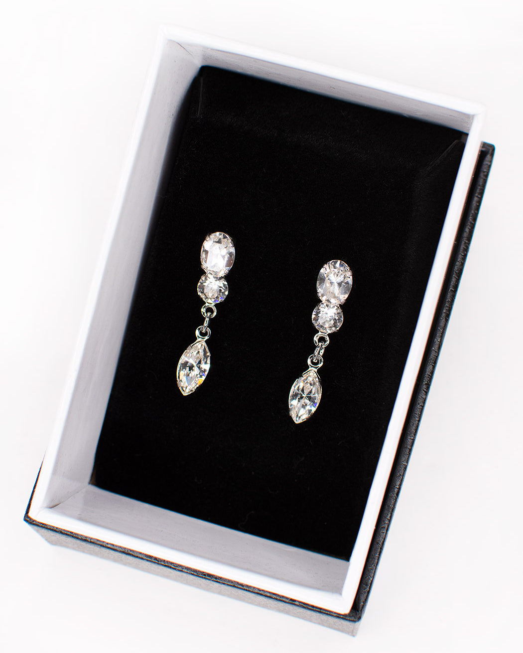 Margot Silver earrings by Windsor Bridal Jewellery