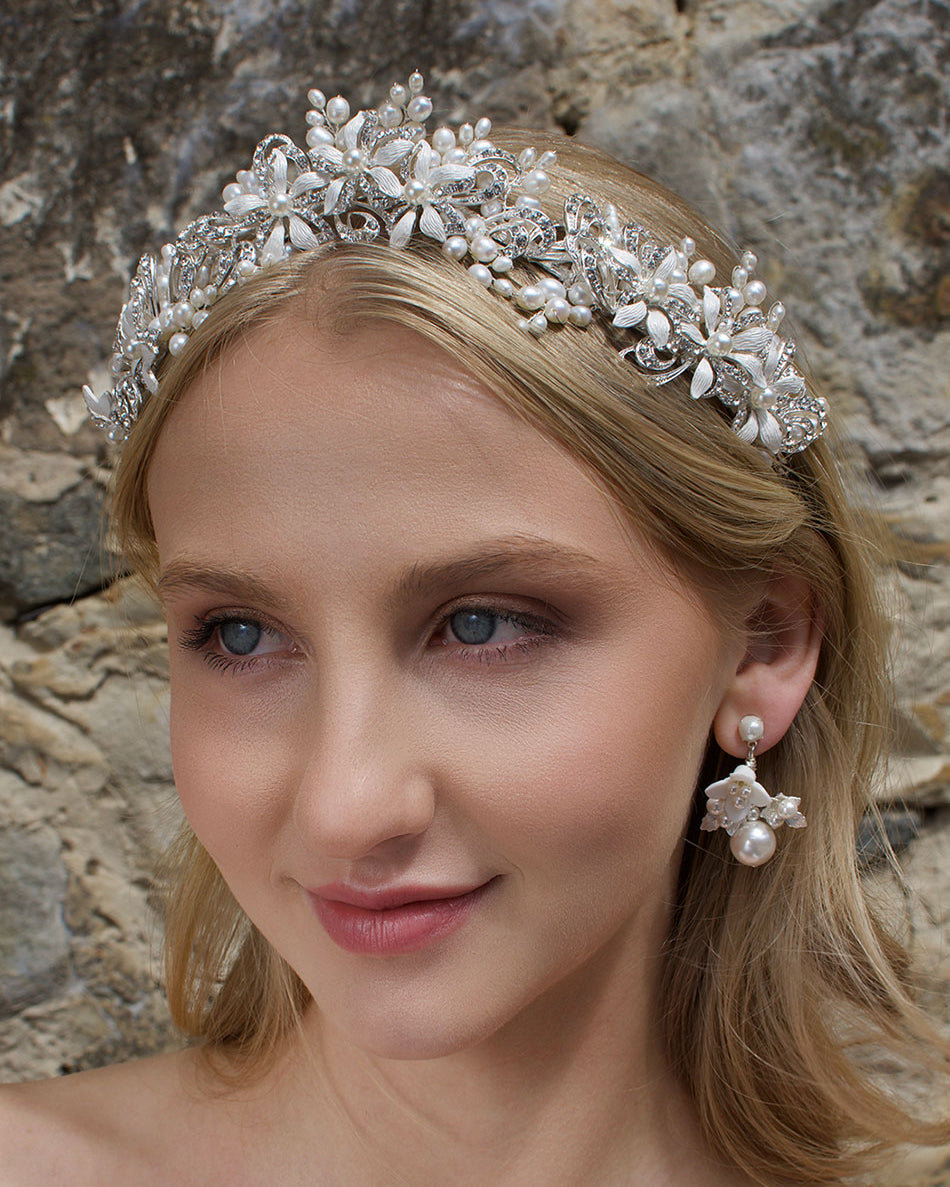 Jasmine Crown in Silver — alternate view 2