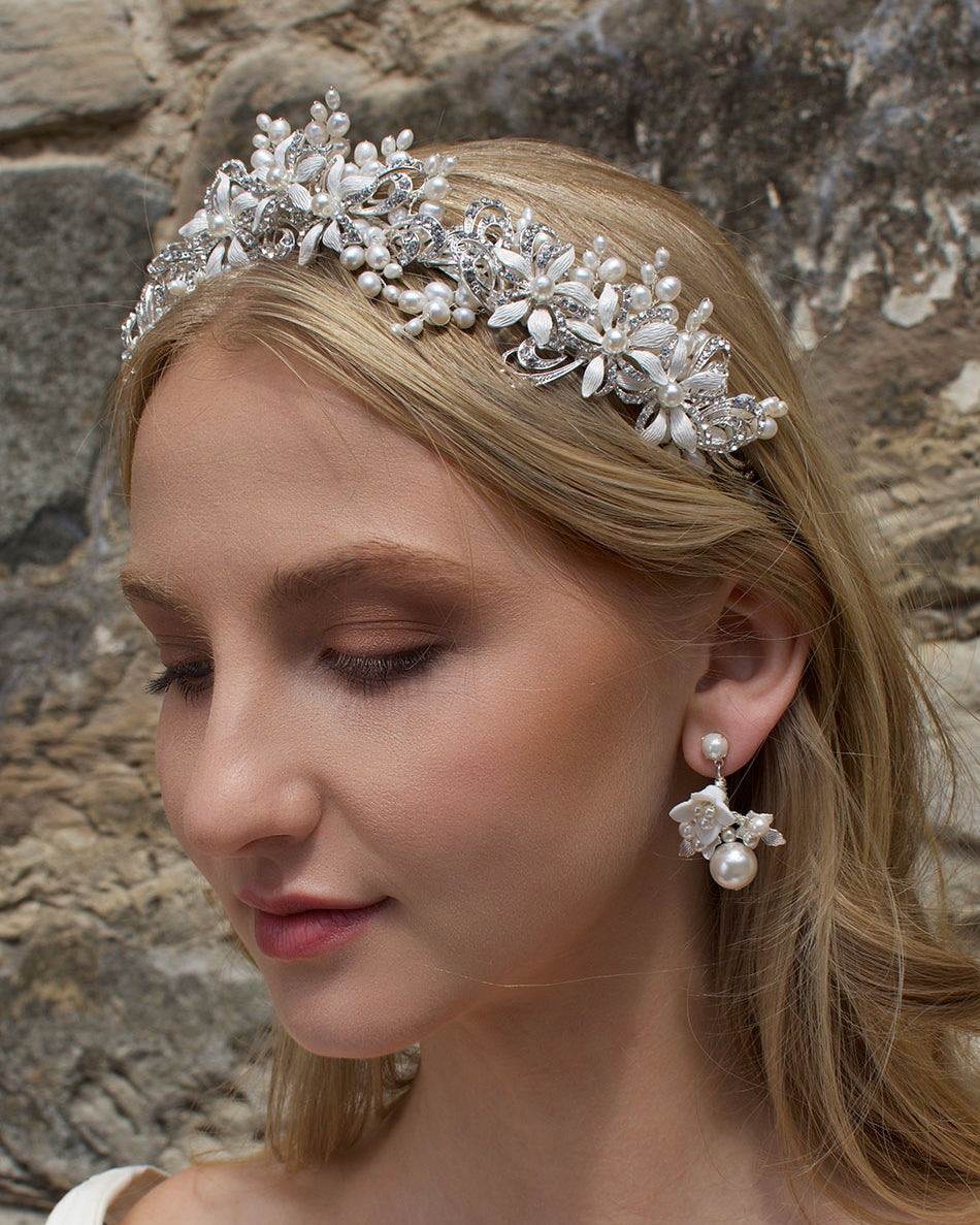 Jasmine Crown in Silver — alternate view 4