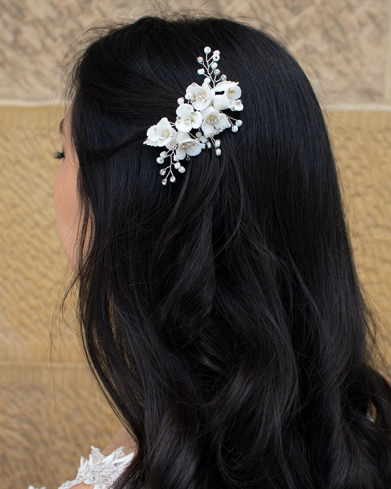 Karlie Silver comb by Windsor Bridal Jewellery
