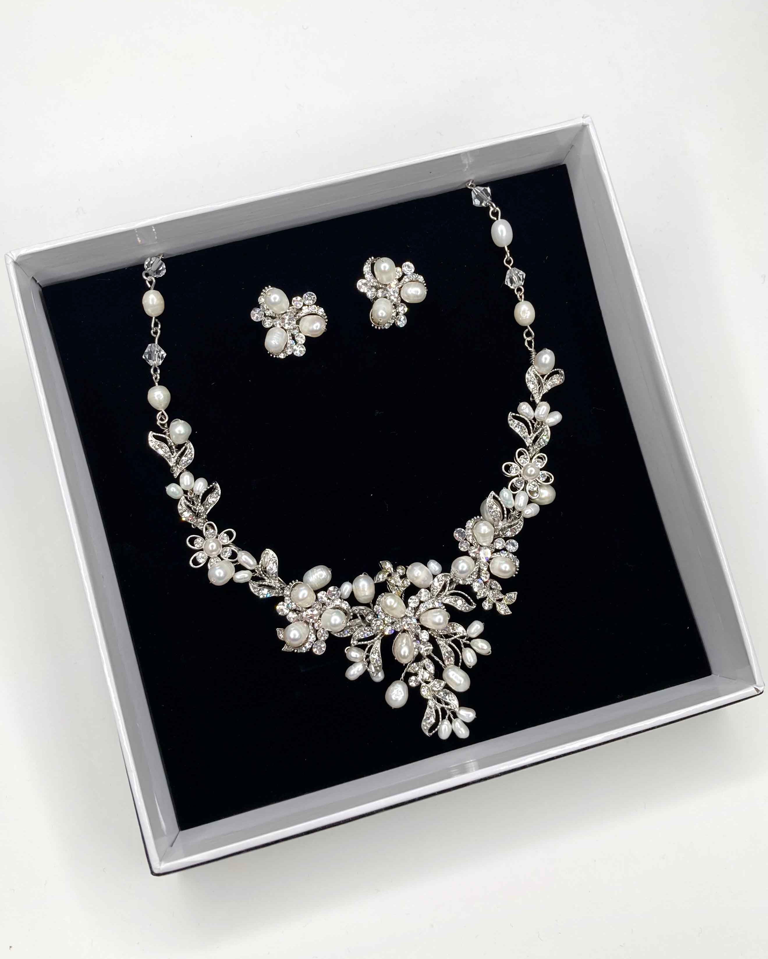 Sue necklace and earring set — alternate view 2