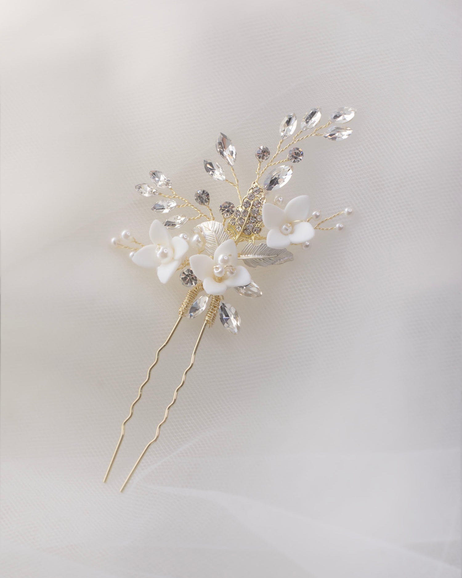 Lilith Gold bridal hair pin — alternate view 3