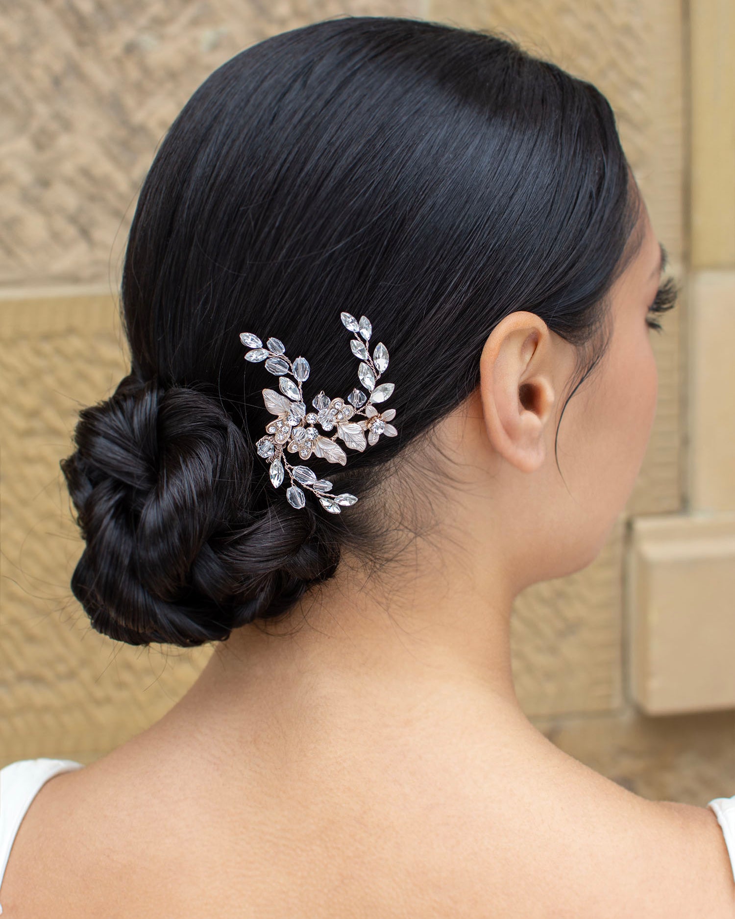 Lucinda Gold bridal hair pin — alternate view 3